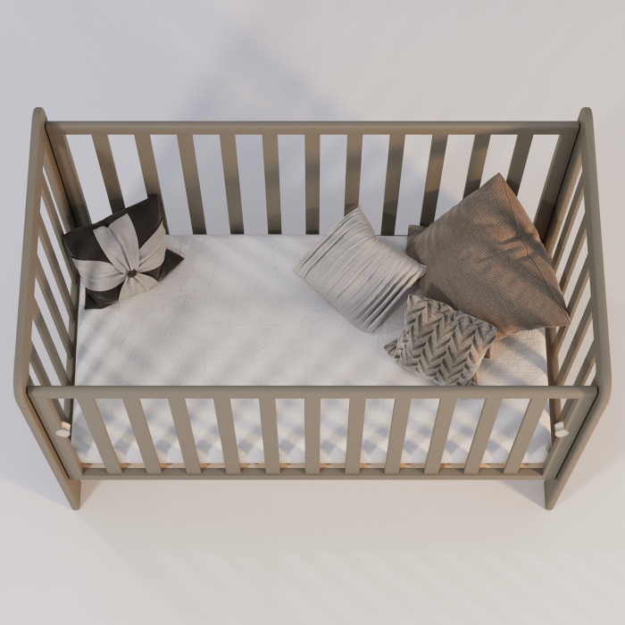 Pătuț din lemn de fag Bebe LUX [2]