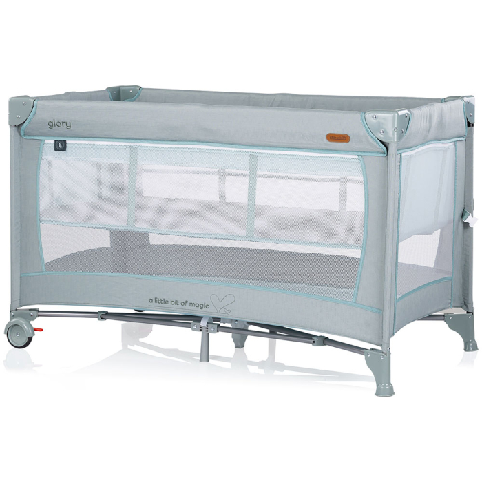 Patut pliabil Chipolino Glory cu laterala culisanta basil [3]