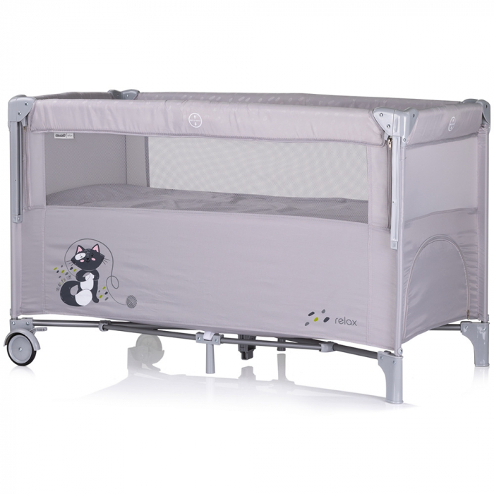 Patut pliabil Chipolino Relax cloud cu laterala culisanta [2]