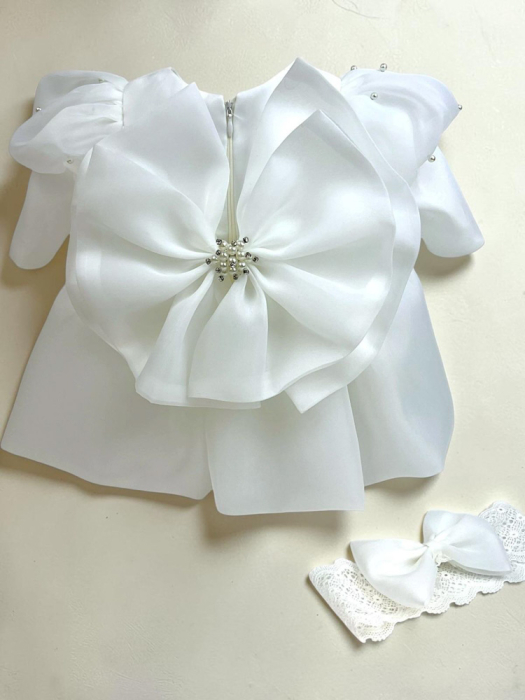 Rochie din organza cu perle Olga [2]