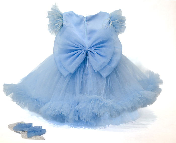 Rochie Karina Bleo cu pene [4]