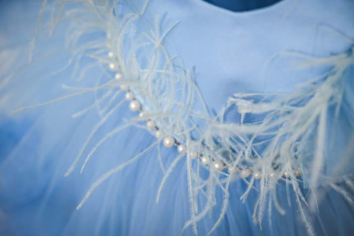 Rochie Karina Bleo cu pene [3]