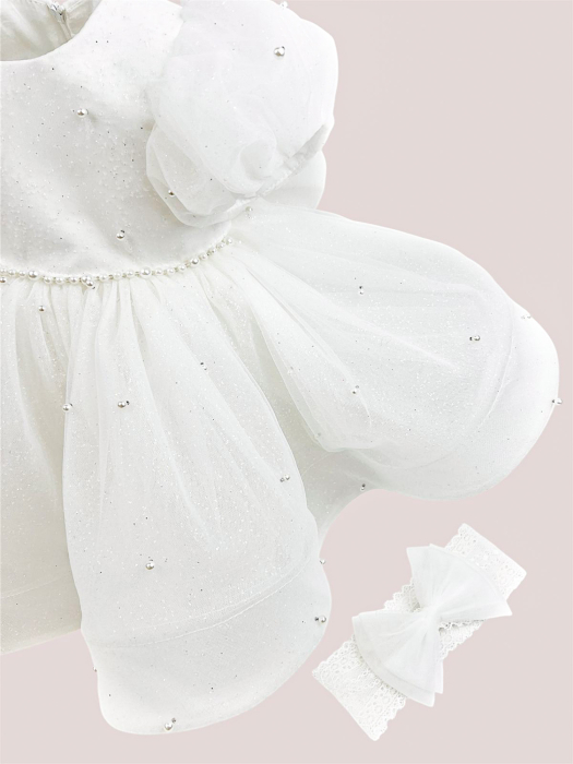 Rochie Raisa cu sclipici si perlute [3]