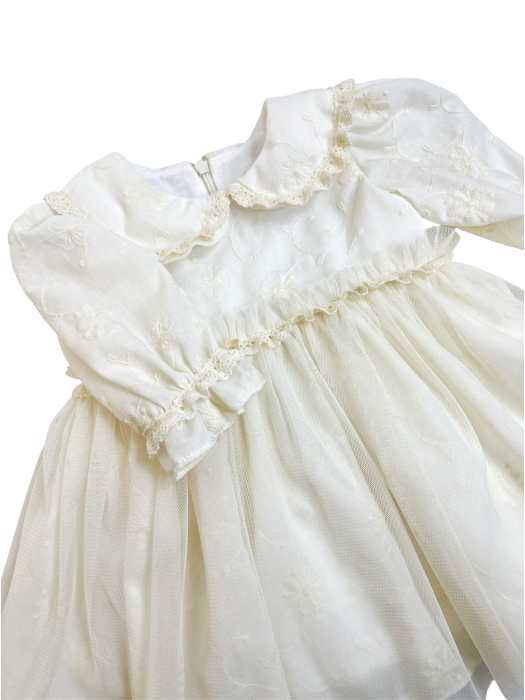Rochita pentru fetite ivoyre cu dantela din bumbac Alexa [4]