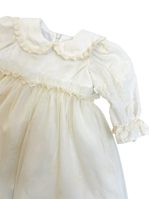 Rochita pentru fetite ivoyre cu dantela din bumbac Alexa [2]