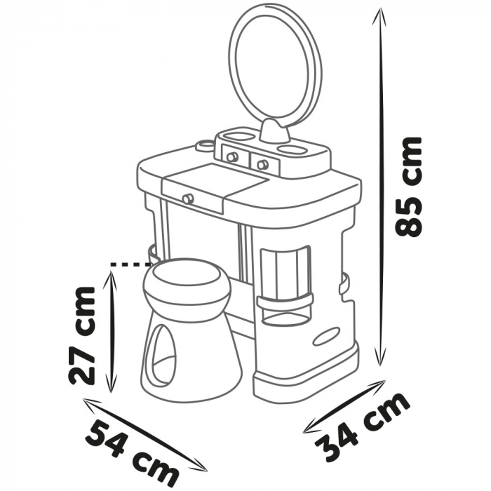 Salon de infrumusetare Smoby My Beauty Dressing Table cu accesorii [2]