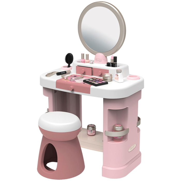 Salon de infrumusetare Smoby My Beauty Dressing Table roz cu 15 accesorii [1]