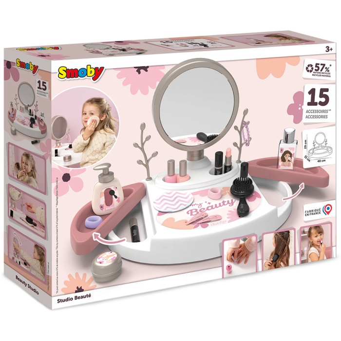 Salon de infrumusetare Smoby My Beauty Studio cu 15 accesorii [6]