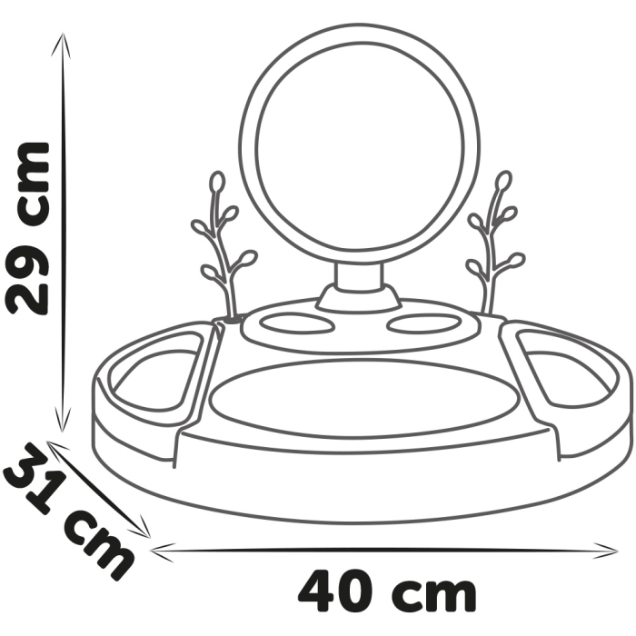 Salon de infrumusetare Smoby My Beauty Studio cu 15 accesorii [2]