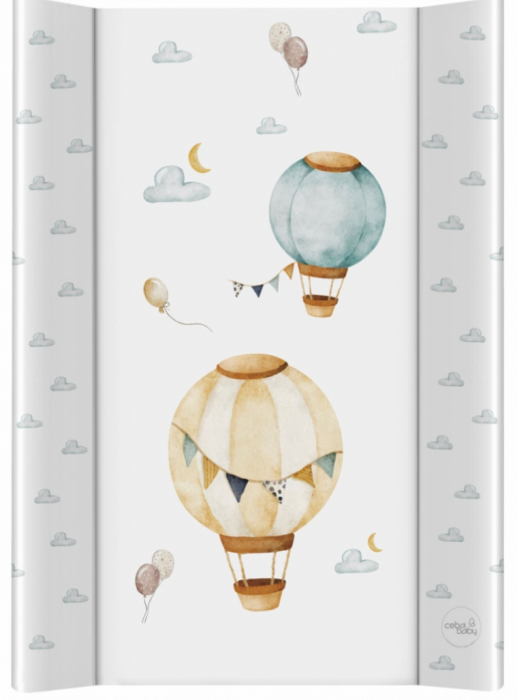 Saltea de Infasat Ceba Baby BASIC 50x70cm, cu Intaritura, Grosime 2cm, Sistem Anti-Alunecare, Baloane 216-000-734 [1]