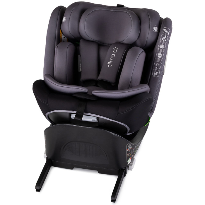 Scaun auto Chipolino Clima Air I-Size 40-150 cm cu sistem Isofix si sezut rotativ anthracite [10]