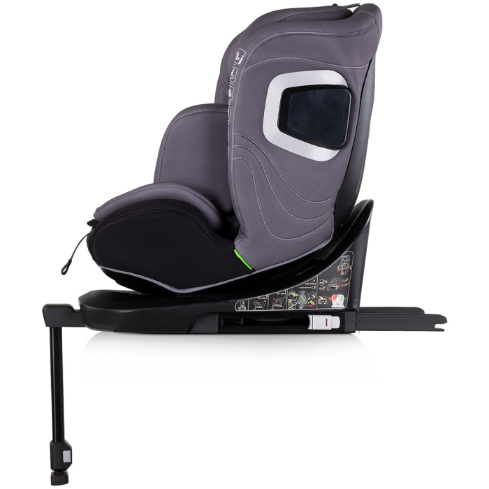 Scaun auto Chipolino Clima Air I-Size 40-150 cm cu sistem Isofix si sezut rotativ anthracite [4]