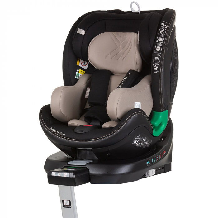 Scaun auto Chipolino Maximus I-Size 40-150 cm macadamia cu sistem Isofix [1]