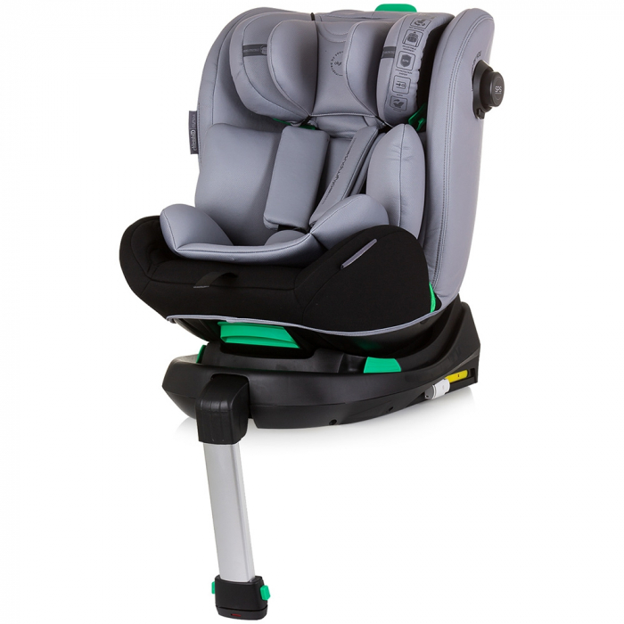 Scaun auto Chipolino Olympus I-Size 40-150 cm ash grey cu sistem Isofix [2]