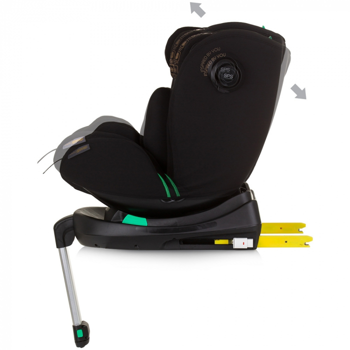 Scaun auto Chipolino Olympus I-Size 40-150 cm obsidian cu sistem Isofix [5]