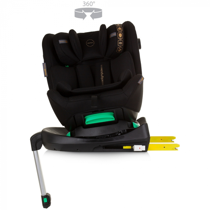 Scaun auto Chipolino Olympus I-Size 40-150 cm obsidian cu sistem Isofix [6]