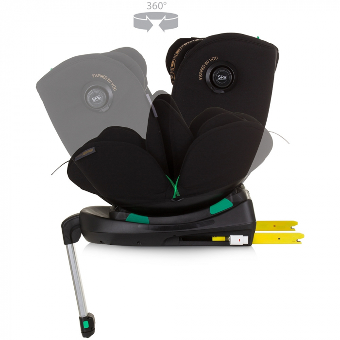 Scaun auto Chipolino Olympus I-Size 40-150 cm obsidian cu sistem Isofix [7]