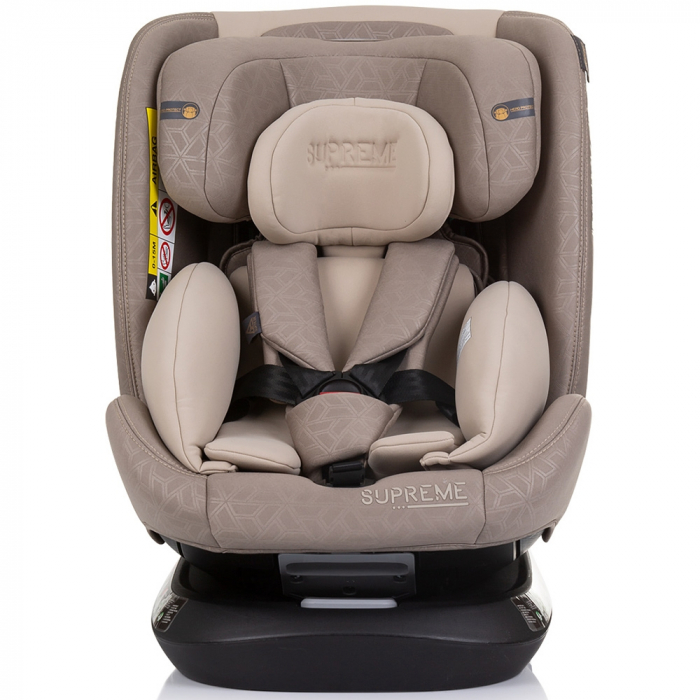 Scaun auto Chipolino Supreme I-Size 40-150 cm cu sistem Isofix macadamia [2]
