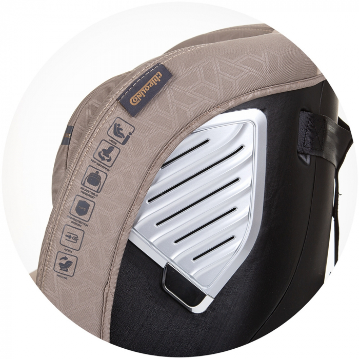 Scaun auto Chipolino Supreme I-Size 40-150 cm cu sistem Isofix macadamia [11]