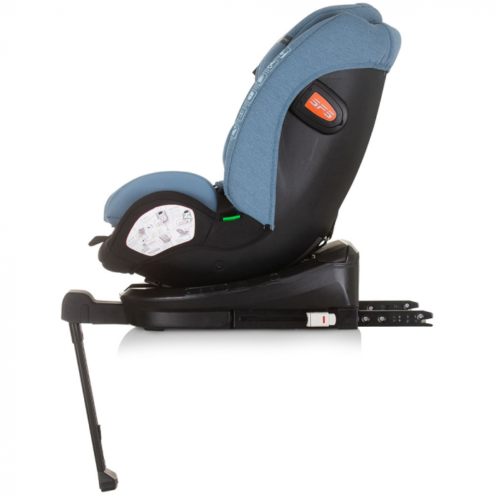 Scaun auto Chipolino Tourino I-Size 40-150 cm blue cu sistem Isofix [4]