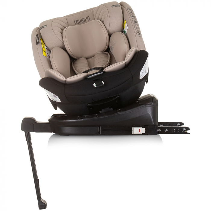 Scaun auto Chipolino Tourino I-Size 40-150 cm macadamia cu sistem Isofix [6]