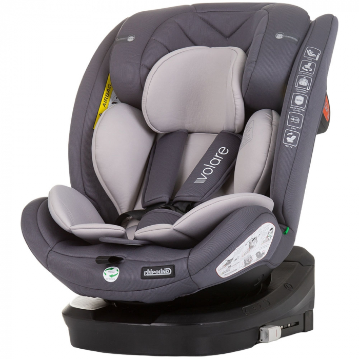 Scaun auto Chipolino Volare I-Size 40-150 cm granite cu sistem Isofix [1]