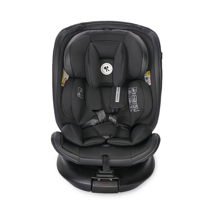 Scaun auto Estate, isofix, cu picior de sprijin, baza rotativa 360 grade, de la 0 luni pana la 12 ani, 40-150 cm [3]