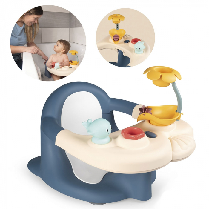 Scaun de baie Smoby Baby Bath Time albastru [2]