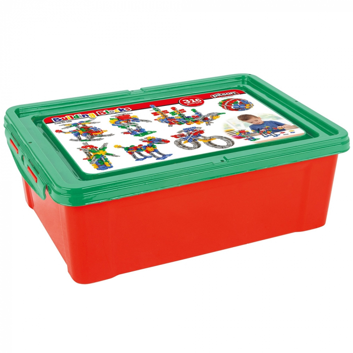 Set constructie Pilsan Building Blocks 320 piese in cutie [5]
