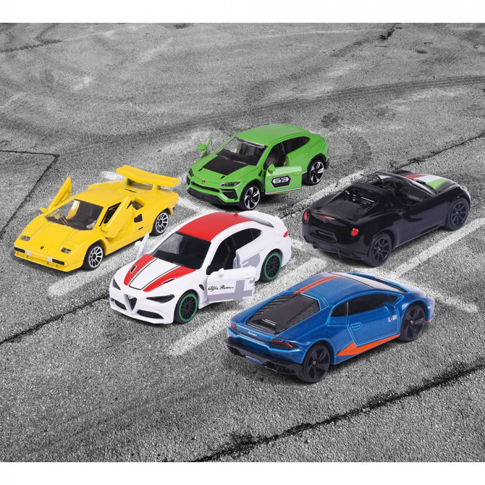 Set Majorette Dream Cars Italy cu 5 masinute din metal [5]