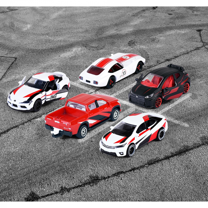 Set Majorette Toyota Racing cu 5 masinute [5]