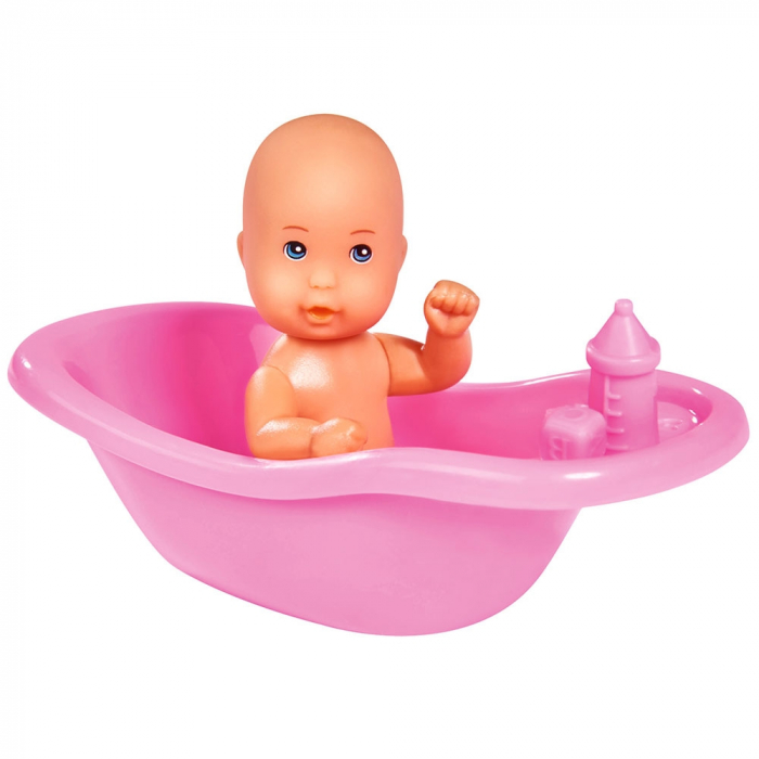 Set Simba Steffi Love New Born Baby Set papusa 29 cm, 1 bebelus si accesorii [4]