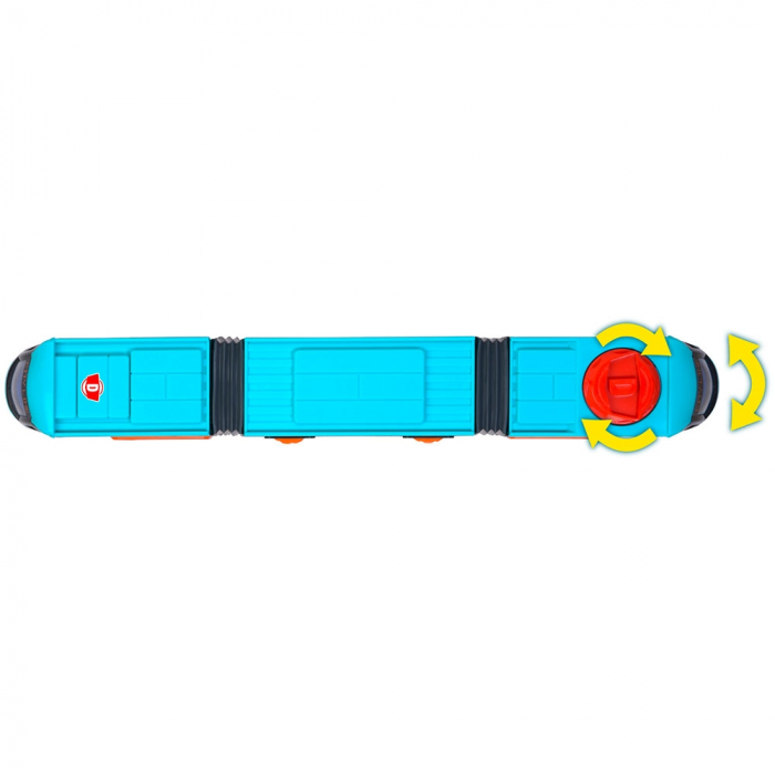 Tramvai Dickie Toys Siemens City Tram 41,5 cm albastru [4]