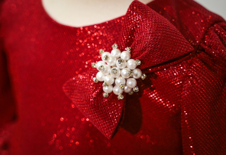 Rochita Hane rosie cu sclipici [1]