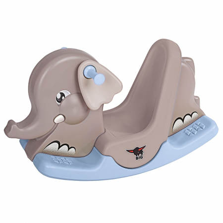 Tobogane Si Leagane Copii - Balansoar Big Rocking Elephant grey