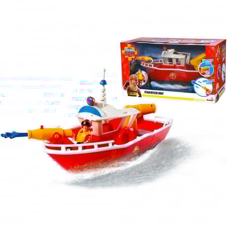Barca Simba Fireman Sam Titan Fireboat 32 cm cu figurina si accesorii [16]