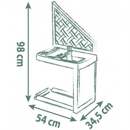 Bucatarie Smoby Life pentru casuta cu 17 accesorii [1]