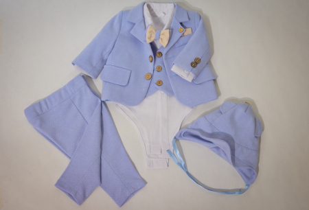 Botez - Costum botez Achim bleu