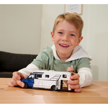 Masinuta Majorette Hymer B-Class Camper cu lumini si sunete [5]