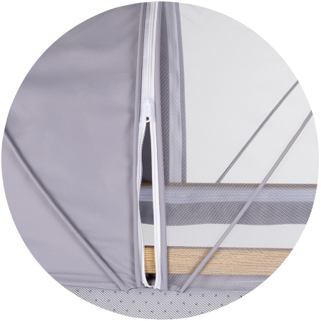 Patut co-sleeper Chipolino Charisma cu laterala culisanta platinum wood [7]