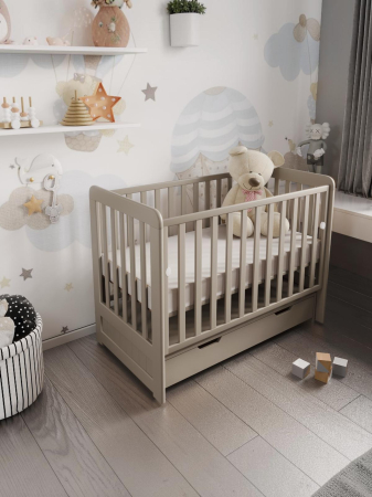 Patuturi bebe - Pătuț din lemn de fag Bebe LUX