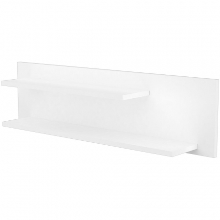 Mobilier Copii - Raft dublu de perete Hubners Matei 100 cm alb