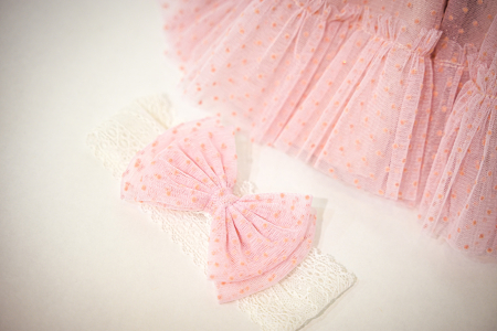 Rochie Anca Roz cu perlute [1]