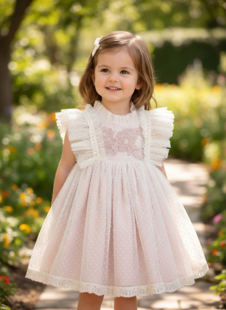Copii 2-12 ani - Rochie elegantă pentru fetite Ilaria cu maneca scurta  2–10 ani
