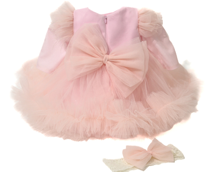 Rochie Karina Roz cu maneca lunga [2]