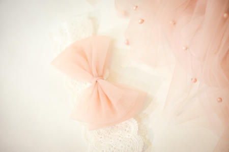 Rochie Leia roz pudra cu perlute [1]