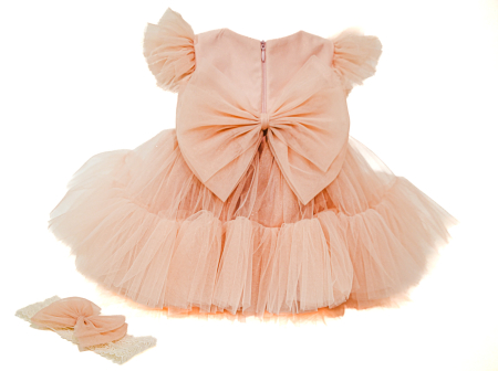 Rochita Corina roz pudra cu perlute [2]