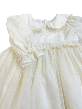 Rochita pentru fetite ivoyre cu dantela din bumbac Alexa [2]
