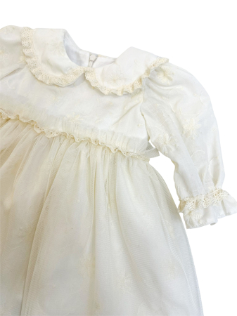 Rochita pentru fetite ivoyre cu dantela din bumbac Alexa [1]