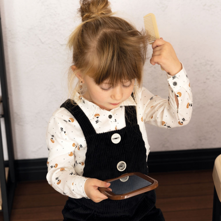 Salon coafura pentru copii Smoby Barber Shop, Barber and Cut negru [14]